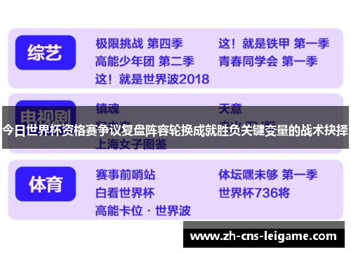 今日世界杯资格赛争议复盘阵容轮换成就胜负关键变量的战术抉择